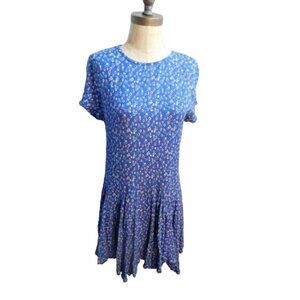 Petal + Pup Size 8 Floral Flowy Short Sleeve Dress